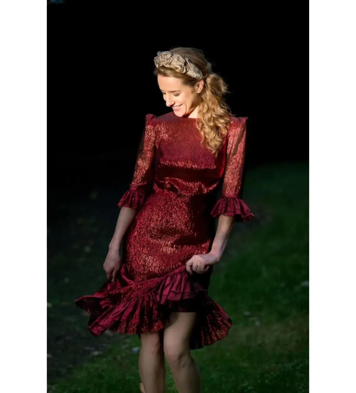 The Vampire’s Wife Falconetti MIdi Dress Red Size UK 12 - Image 5