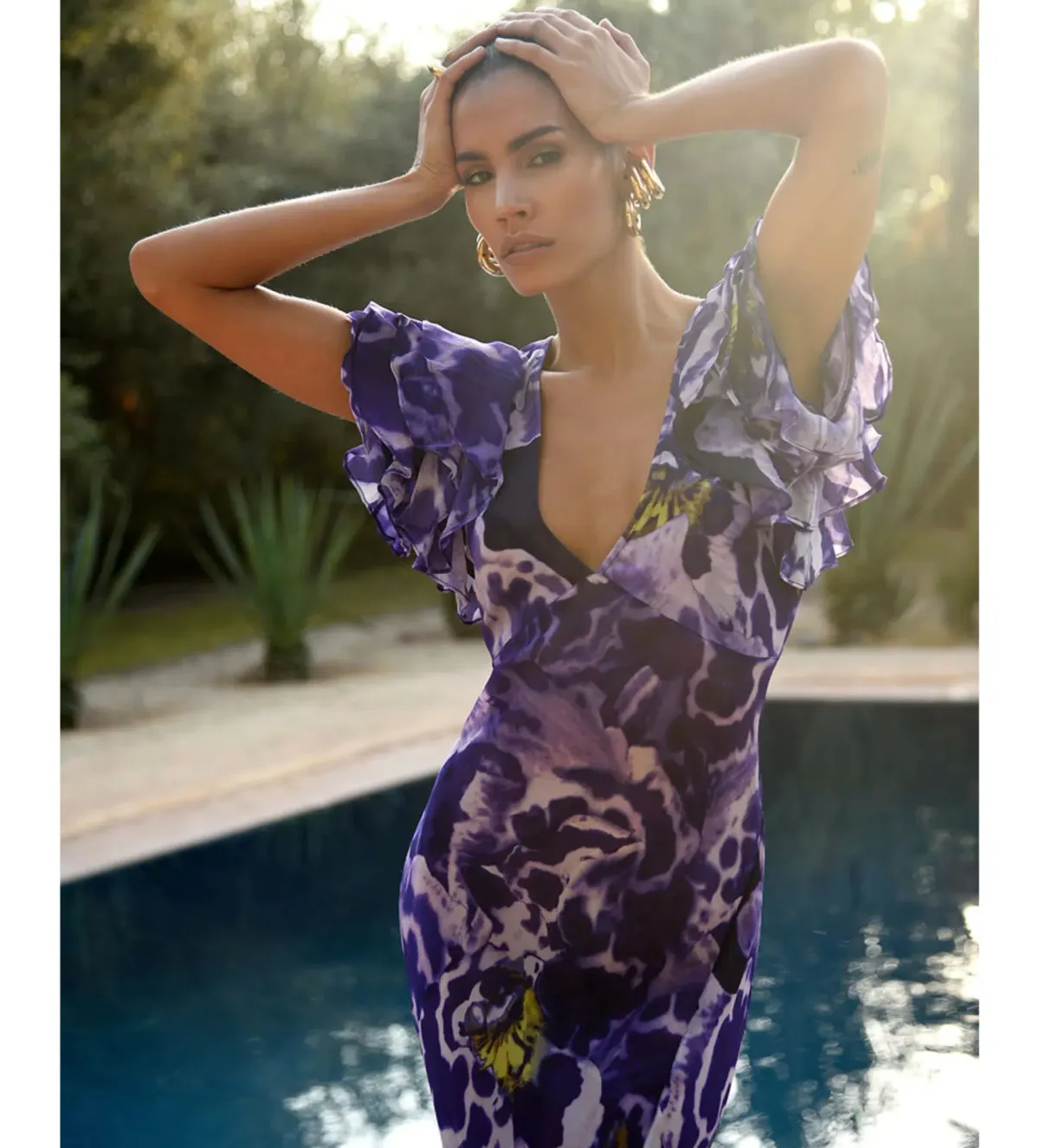 Rat & Boa   Lucille dress in Purple Size UK 12 - Image 2