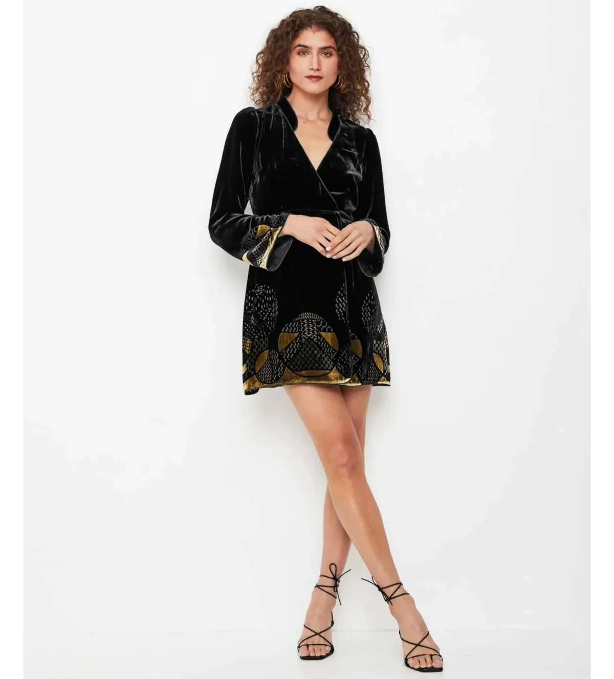 RIXO Iris dress in Black Size 14 UK - Image 1