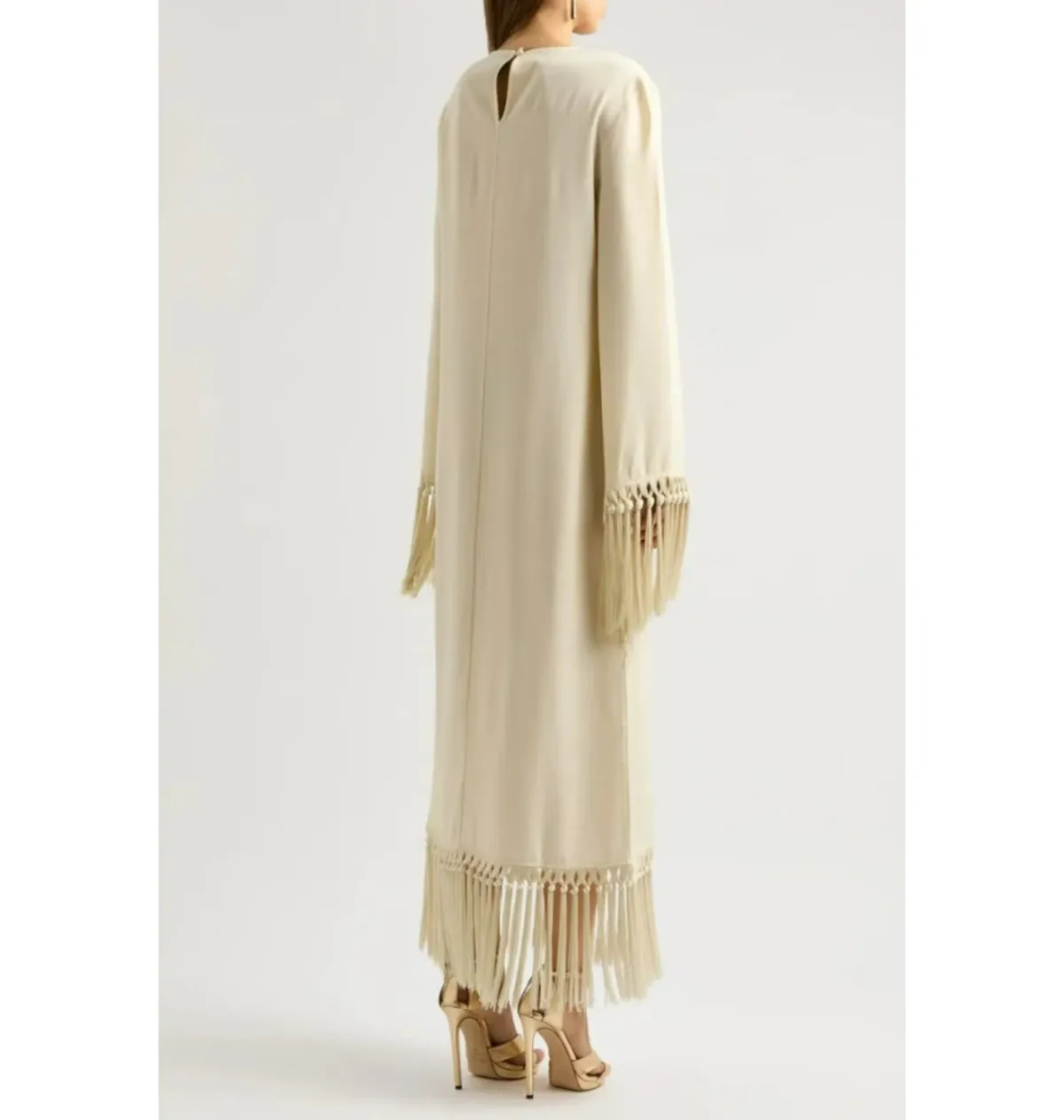 Taller Marmo Claudia Dress in Neutral Size IT44 / UK 12 - Image 3