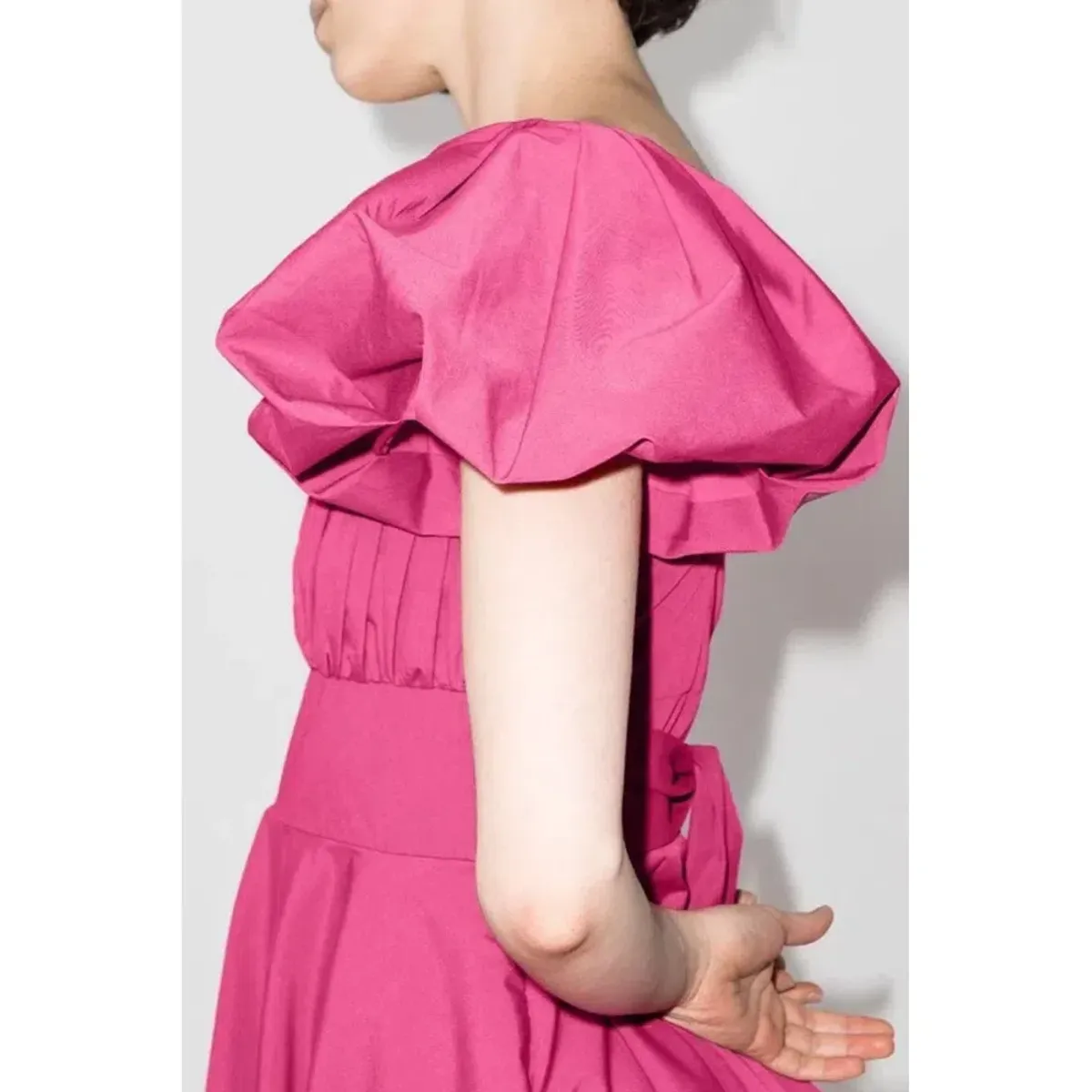 De La Vali Delores Mini Dress Pink Size UK 12 - Image 3