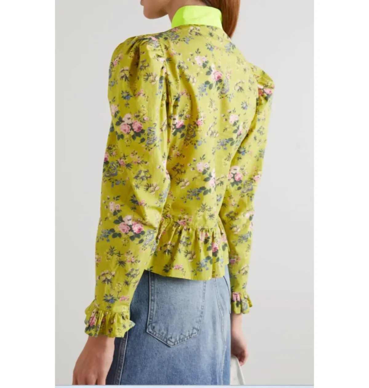 Batsheva Grace Floral Blouse Floral Size 12 - Image 2
