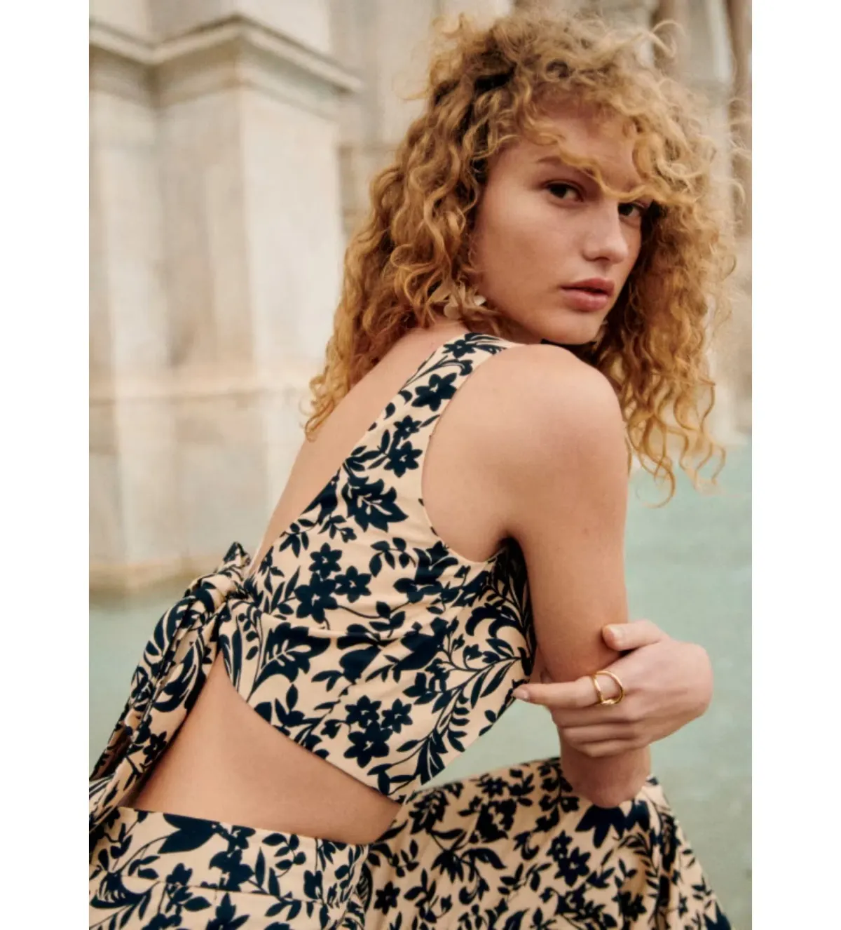 Sezane Claire Blouse Print Size UK 12 - Image 4