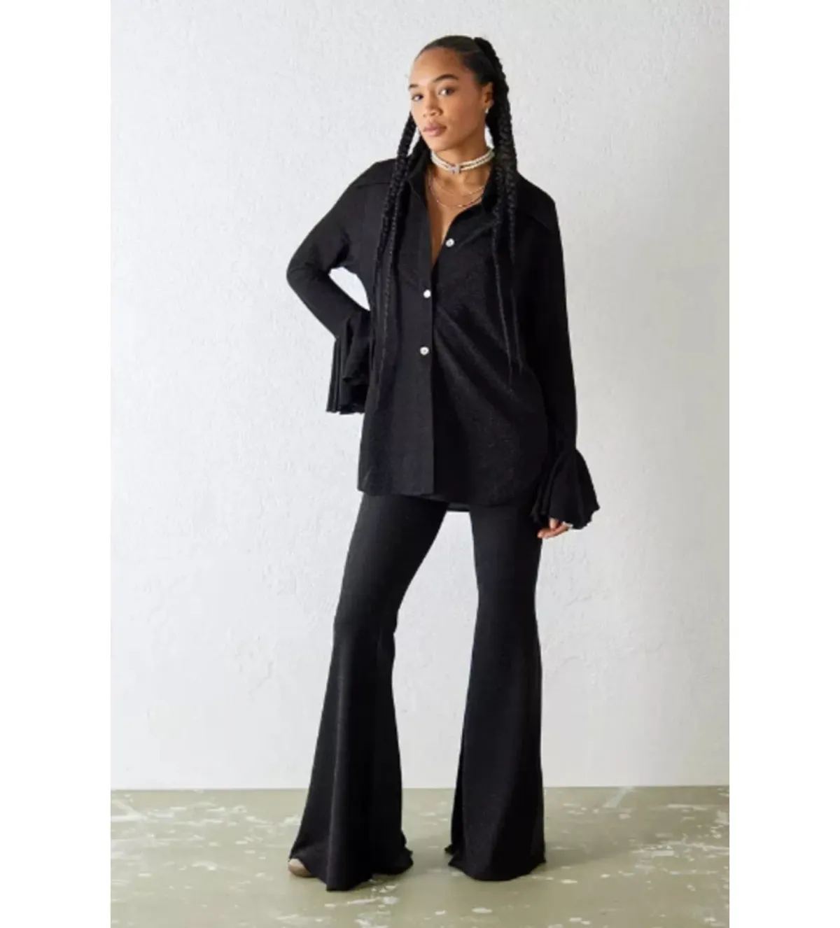 Sleeper Rent Cosmo Sleeper Co-ord Black Size 10  - Image 1