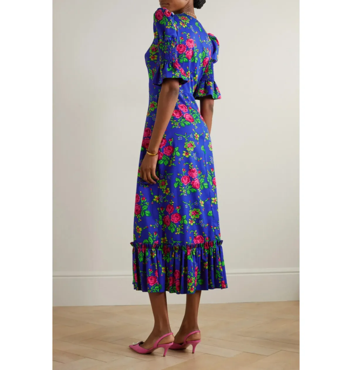 The Vampire’s Wife Toto Dress Blue Floral Size UK 12 - Image 2