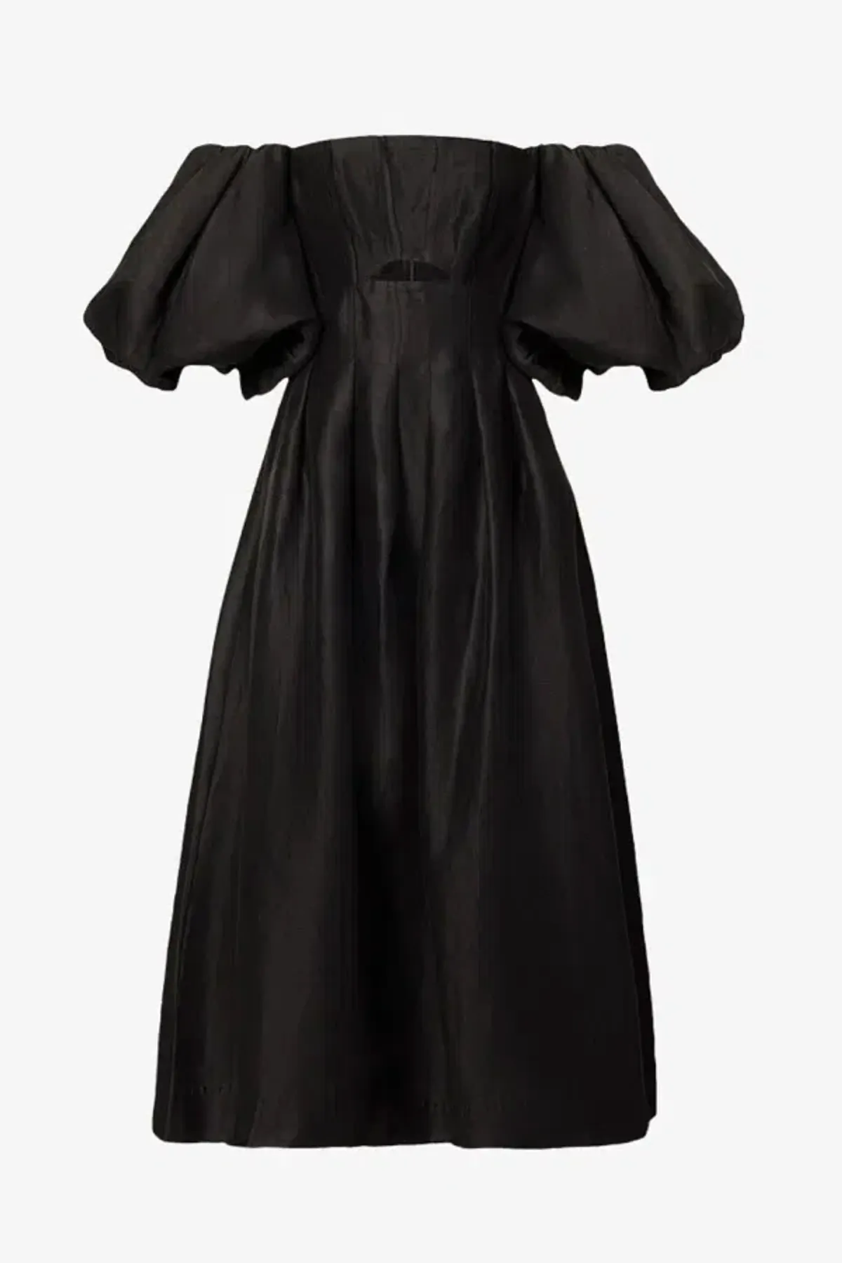 Aje Eugenie Midi Dress Black Size UK 12 - Image 4