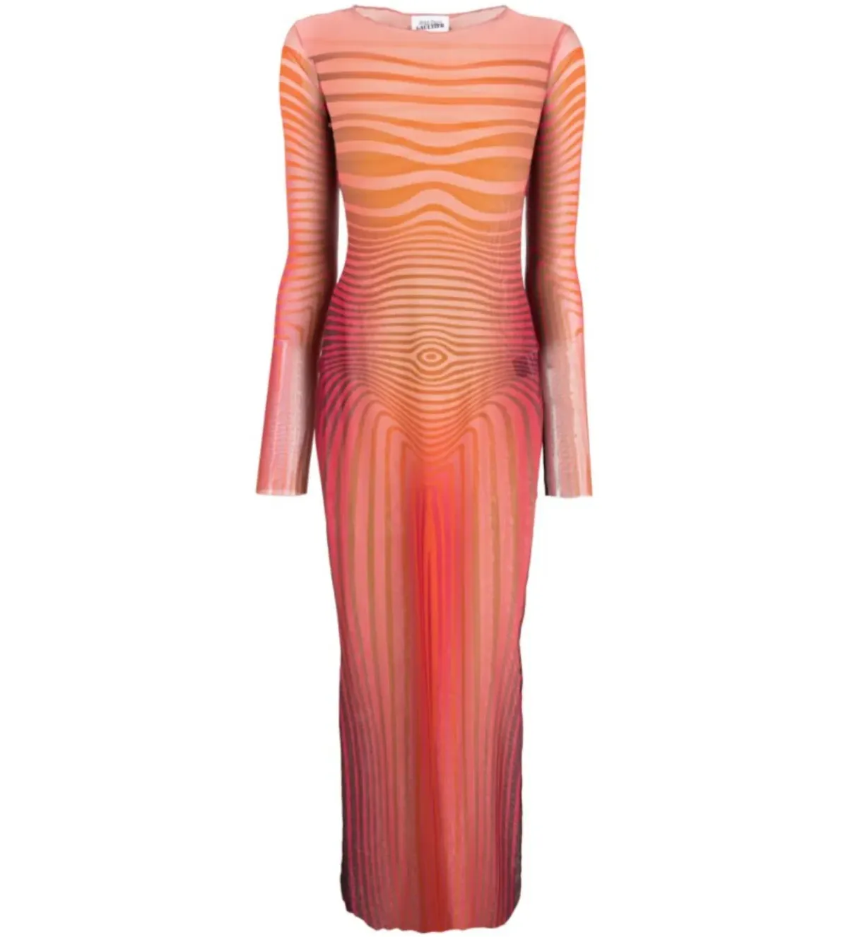 Jean Paul Gaultier Body Morphing Maxi Dress Multi Size UK 10 - Image 4