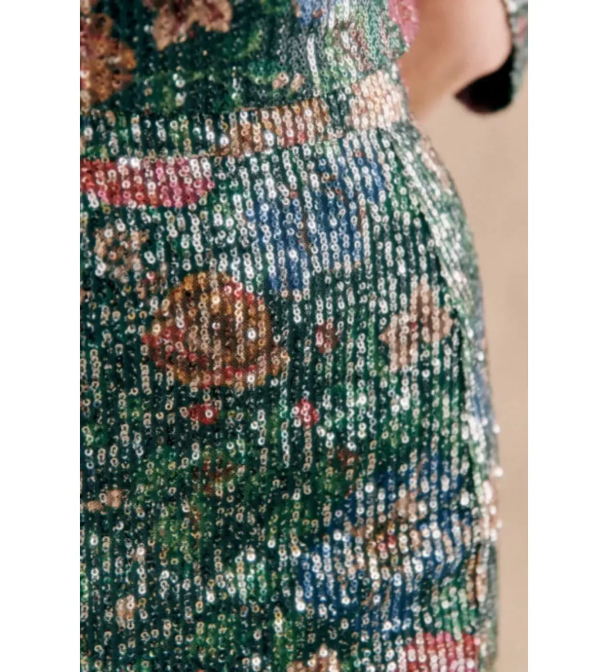 Sezane Magalia Midi Skirt Multi Size UK 12 - Image 3