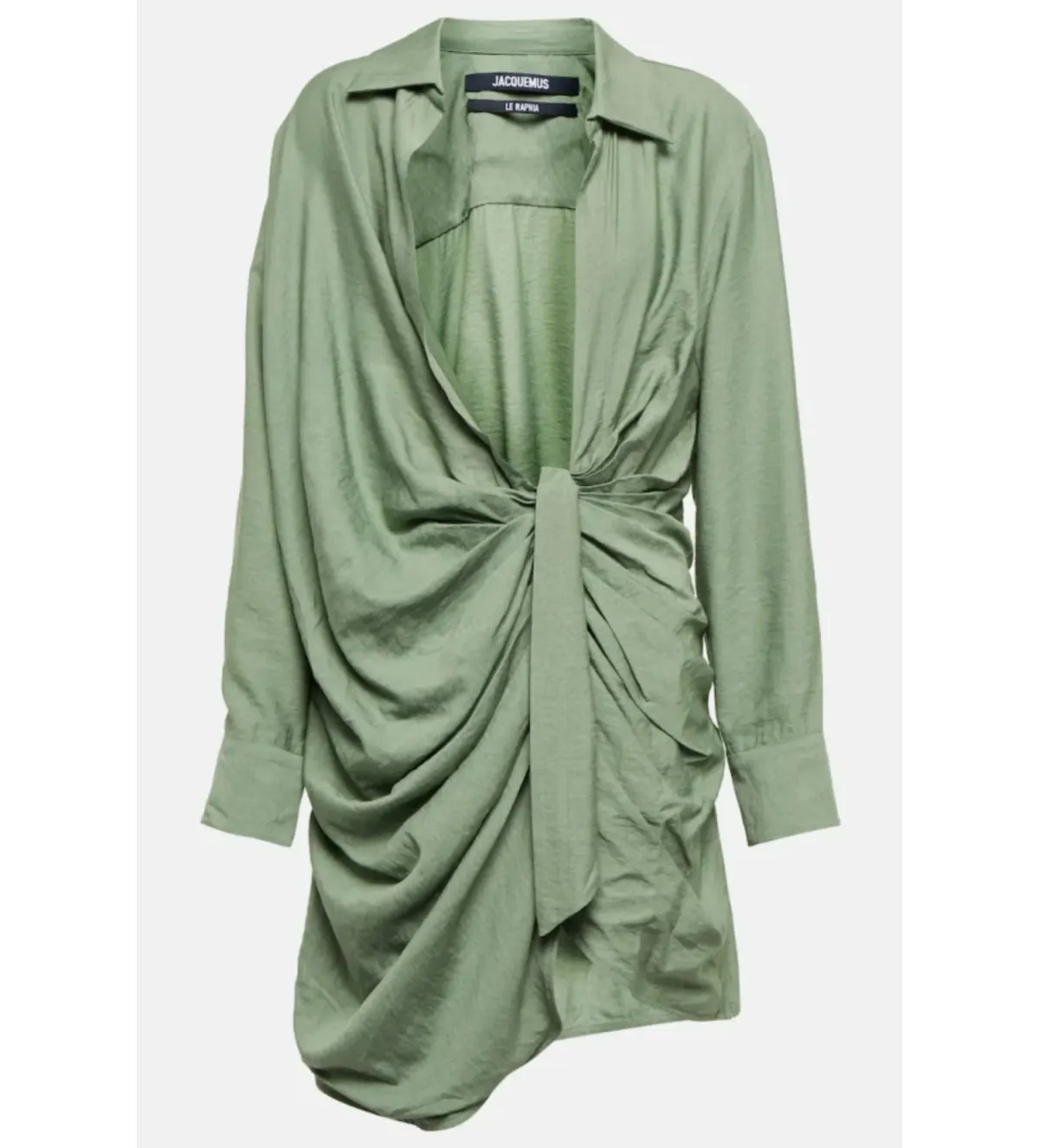 Jacquemus Bahia Mini Dress Green Size UK 14 - Image 5