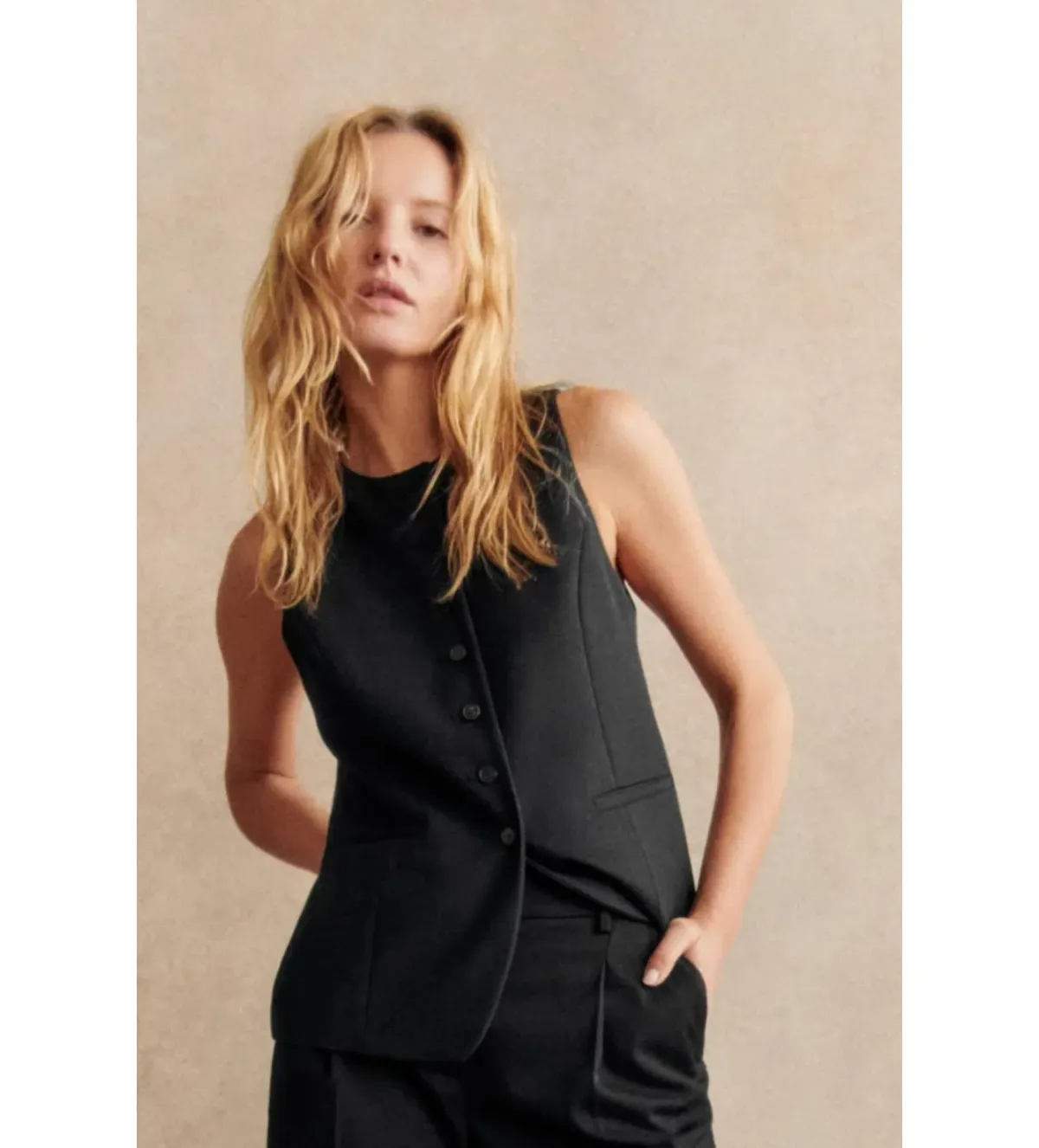 Sezane Reda Jacket Black Size 12 - Image 3