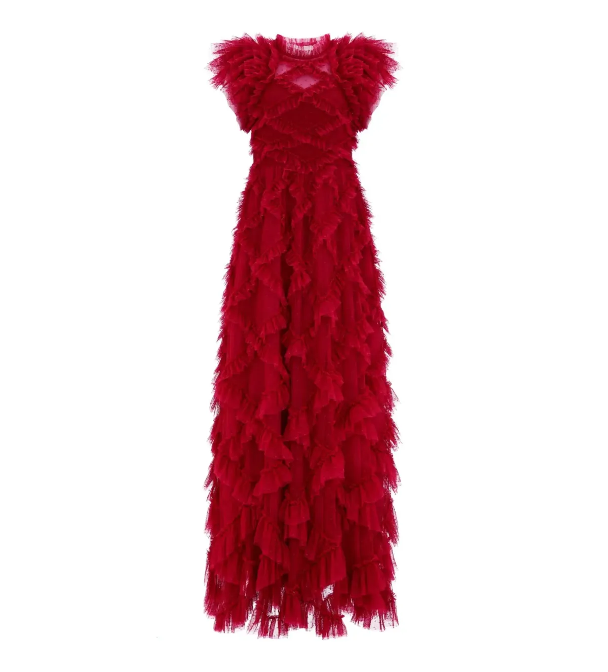 Needle and Thread Genevieve Rose Gown Red Size 10 - Image 4