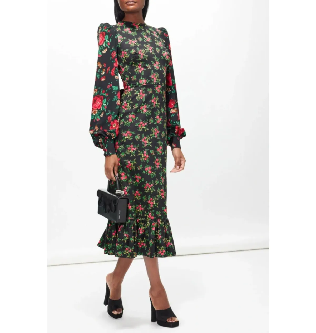 The Vampire’s Wife Villanelle Midi Dress Floral Size 12 - Image 1