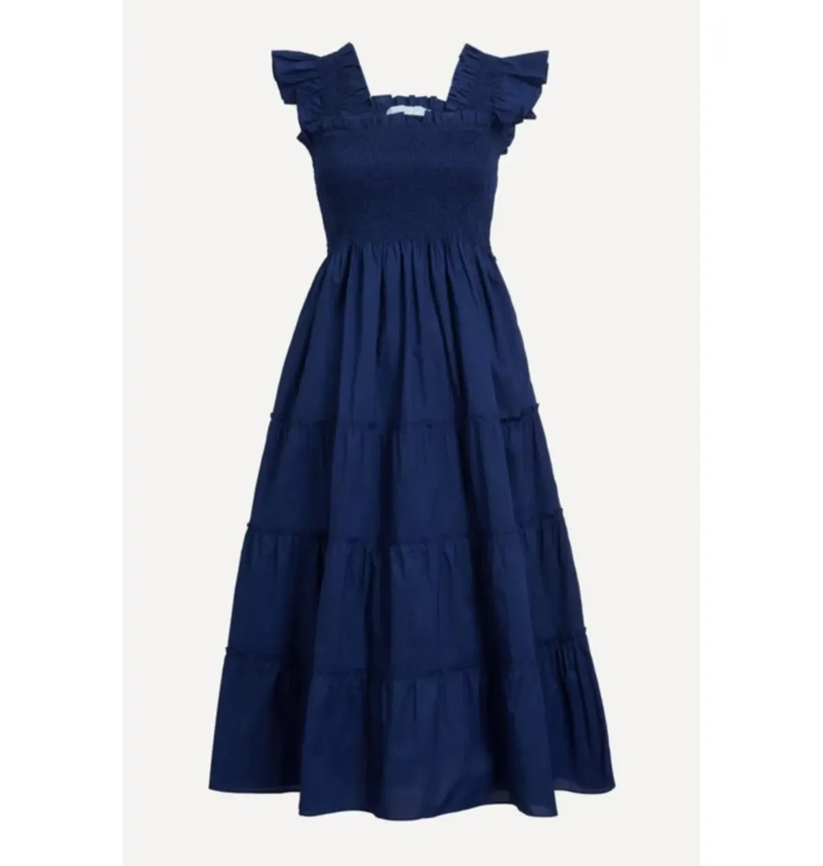 Hill House Home The Ellie Nap Midi Dress Blue Size 10 - Image 5
