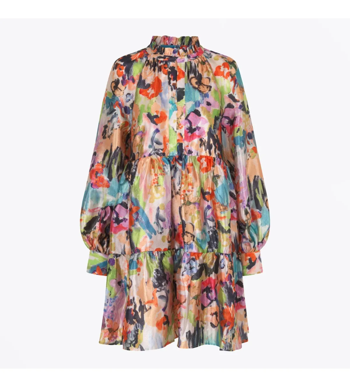 Stine Goya Jasmine Dress in Abstract Floral Size UK 12 - Image 3