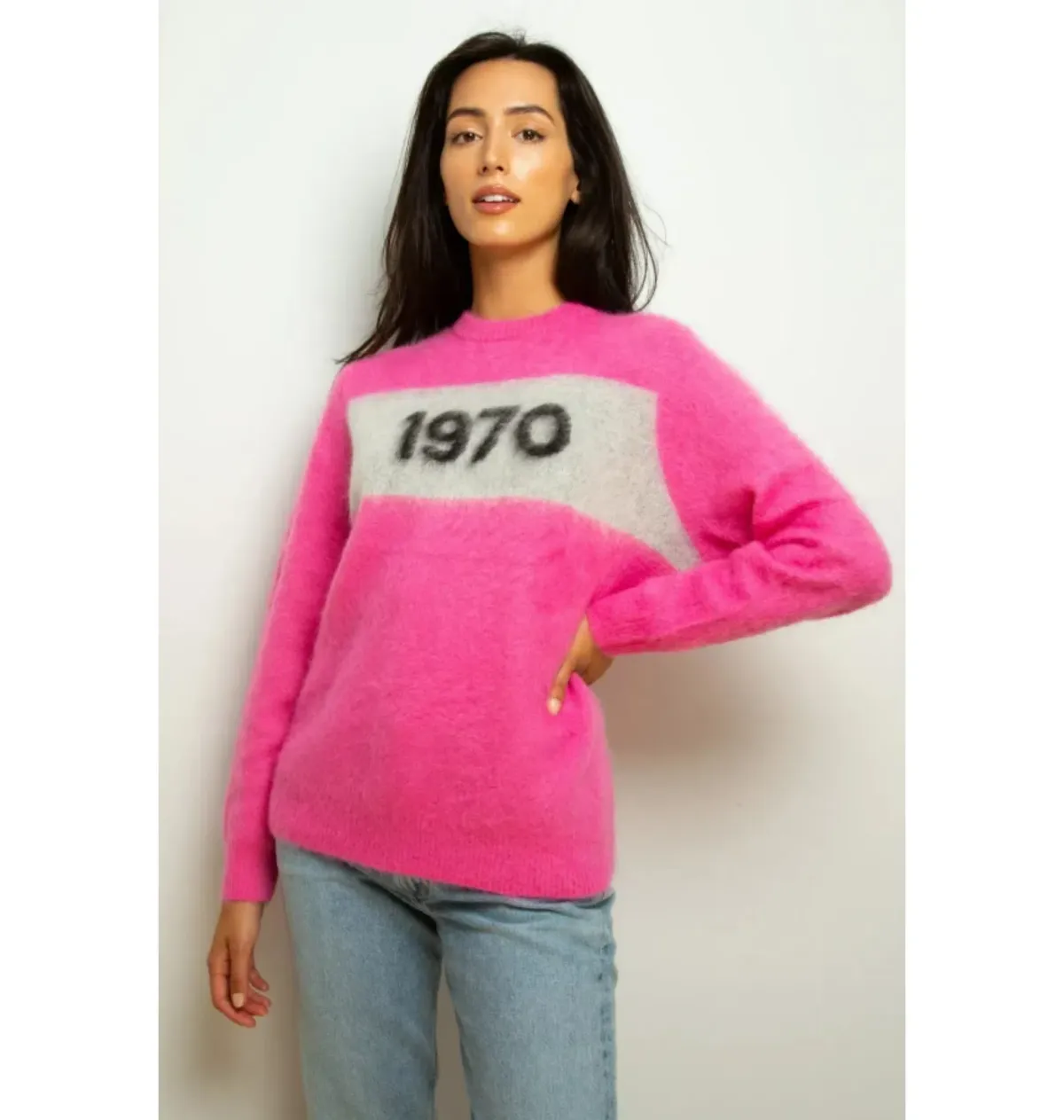 Bella Freud 1970 Jumper Pink Size UK 10 - Image 2
