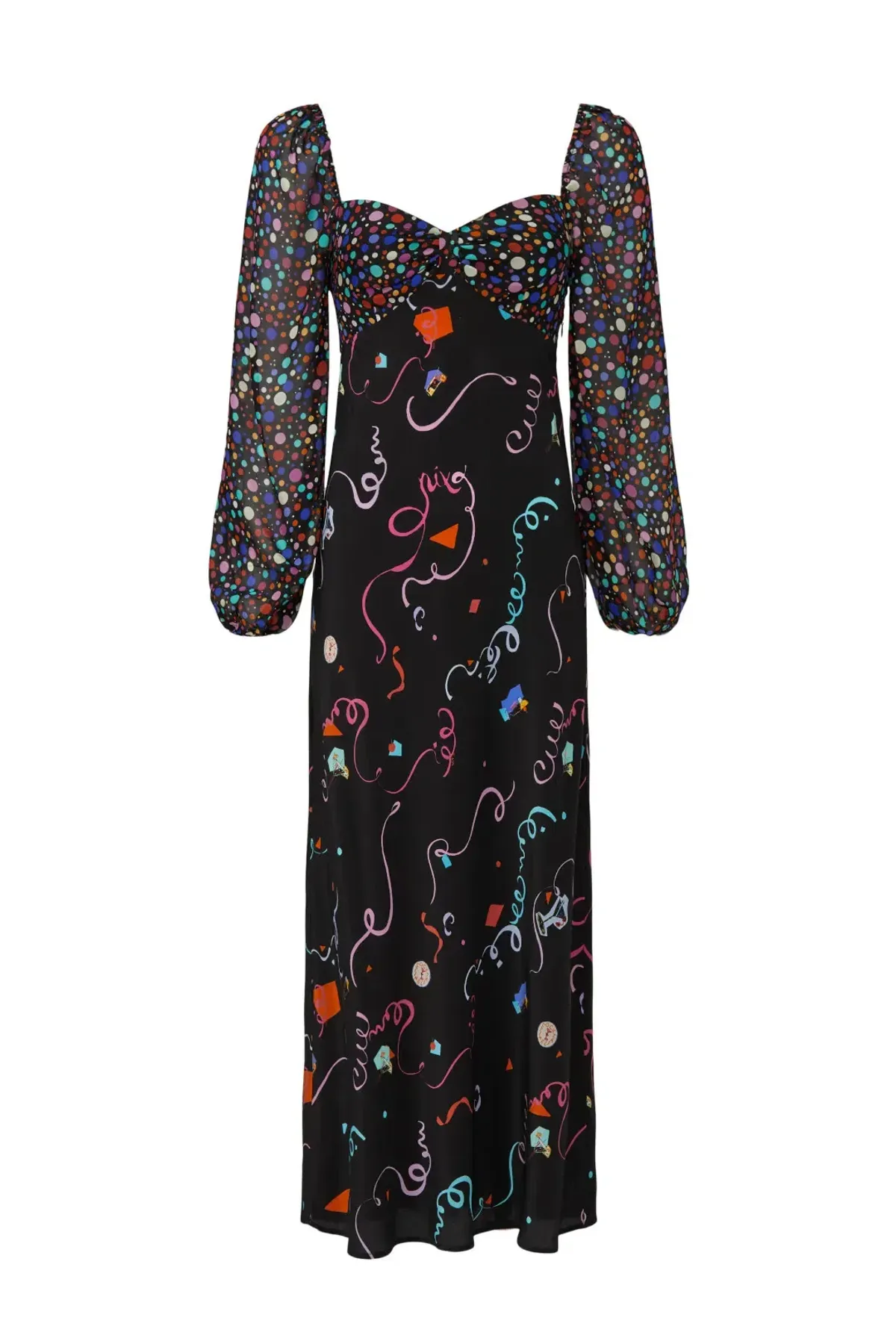 Rixo Gio - Happy Hour Confetti Mix Mini Dress Size UK 10 - Image 4