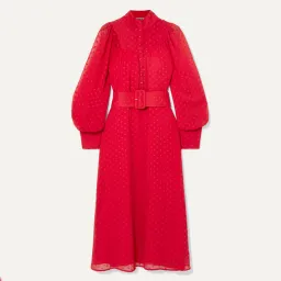 Rotate By Birger Christensen Number 37 Midi Dress Red Size UK 10 for rent on The Volte - image 5
