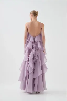 Aje Pandorea Layered Maxi Dress  for rent on The Volte - image 2