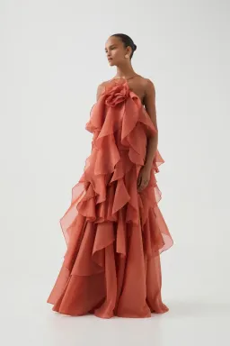 Aje Pandorea Layered Maxi Dress for rent on The Volte - image 2