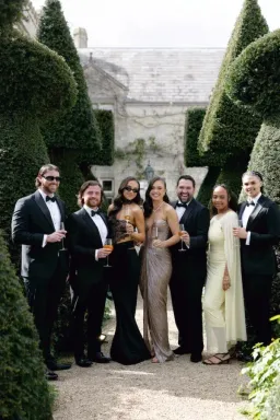 Maria Lucia Hohan Alessandra draped lamé gown for rent on The Volte - image 8