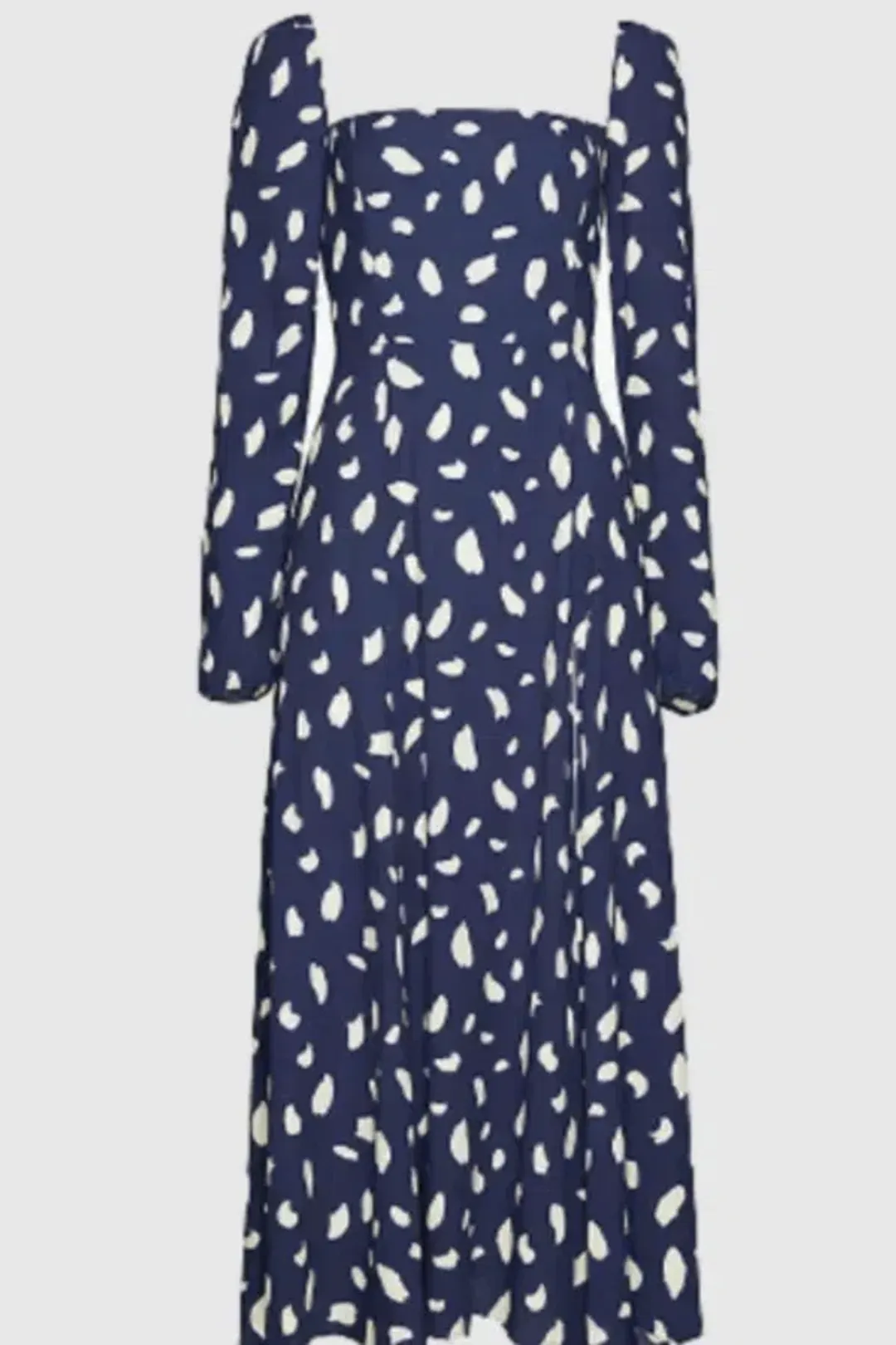 Reformation Sigmund Dress Blue Size 10 for rent on The Volte - main image