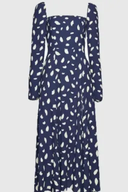 Reformation Sigmund Dress Blue Size 10 for rent on The Volte - image 3