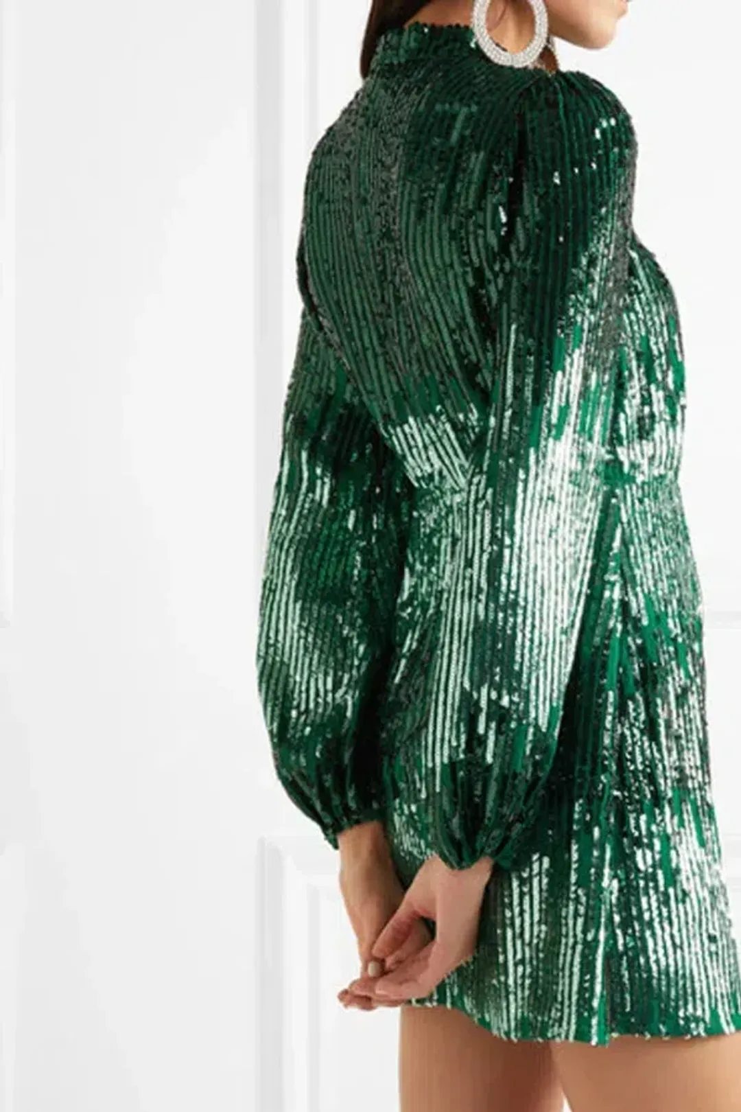 Rixo Samantha Sequin Dress Size 12 for rent on The Volte - main image