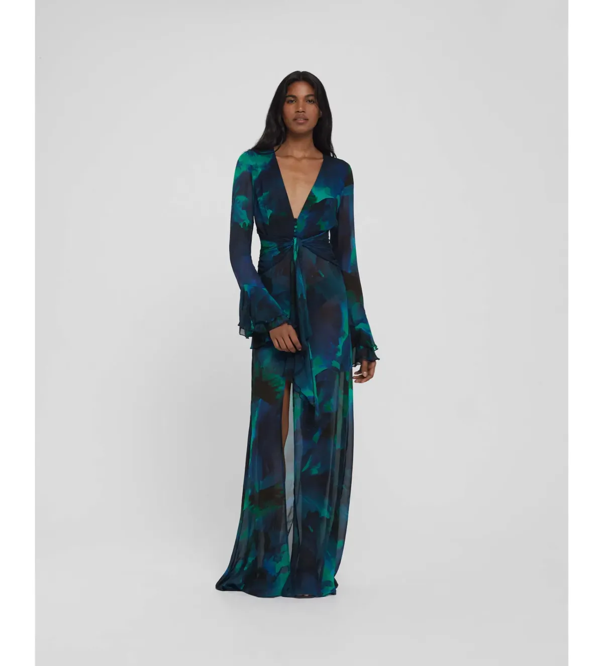 Rat & Boa Rent Fiorella Dress Blue Size UK 12 for rent on The Volte - main image