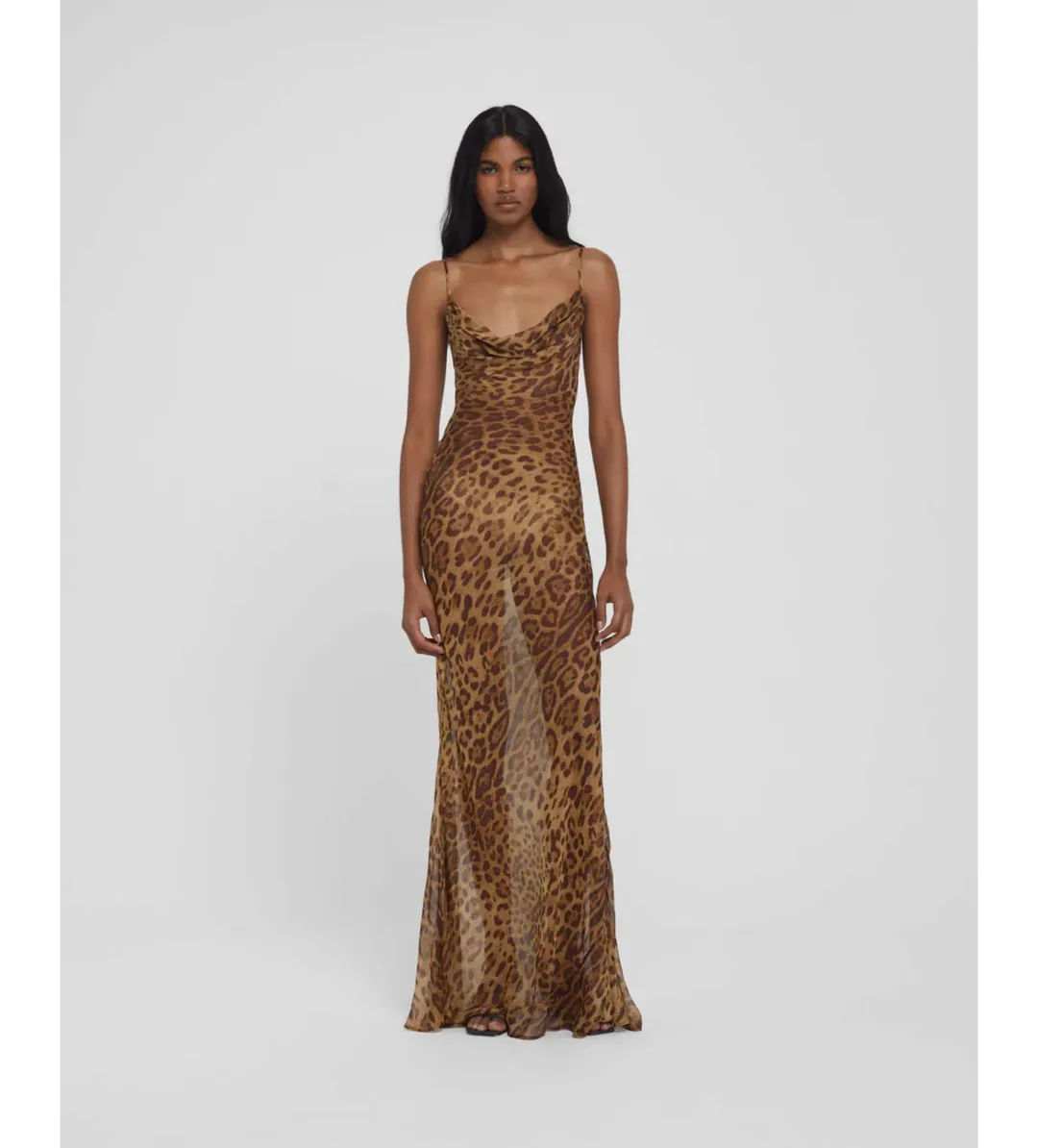 Rat & Boa Valentina Dress in Leopard Print Size UK 12 for rent on The Volte - main image
