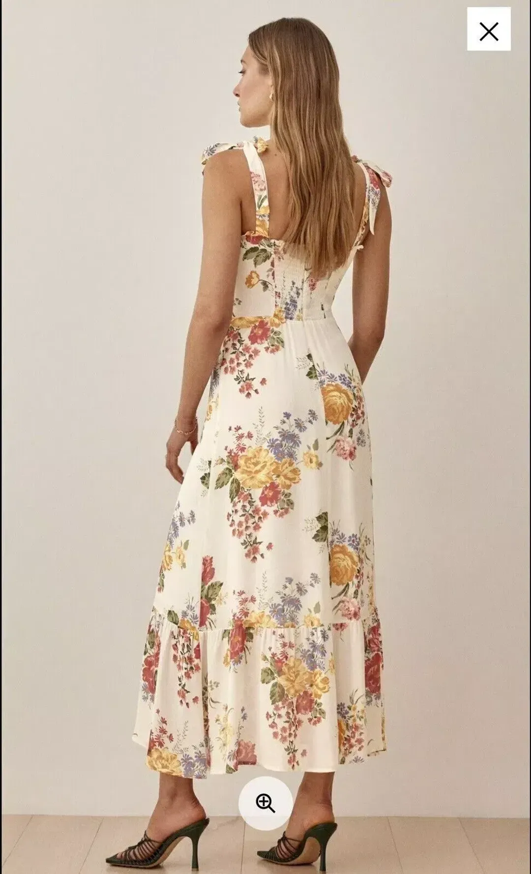 Reformation Nikita Bouquet White Size 10 for rent on The Volte - main image