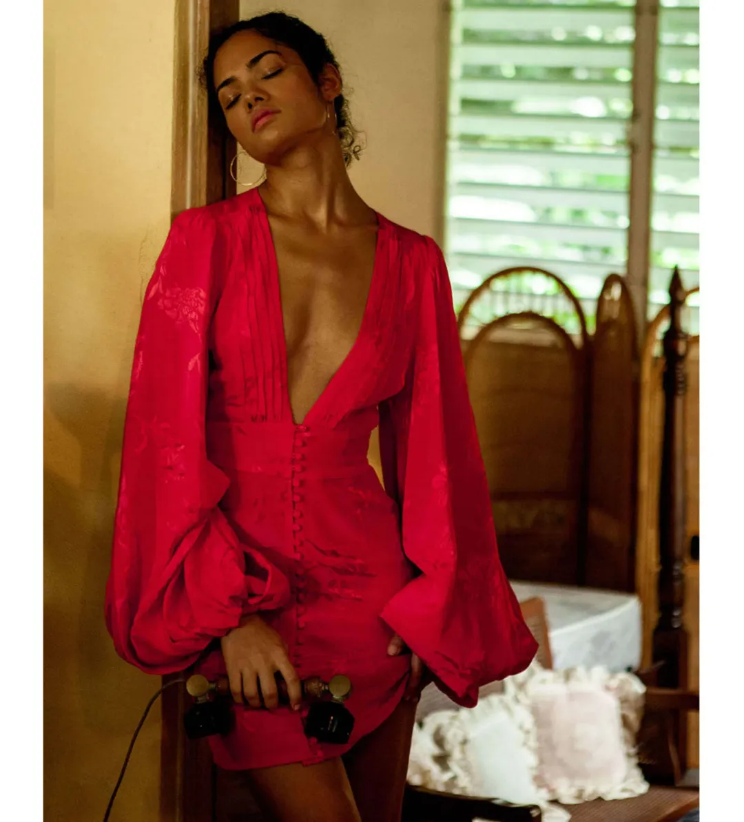 Rat & Boa Isabella Mini Dress Red Size UK 10 for rent on The Volte - main image