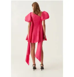 Aje Rista Mini Dress Bougainvillea Red Size UK 12 for rent on The Volte - image 3