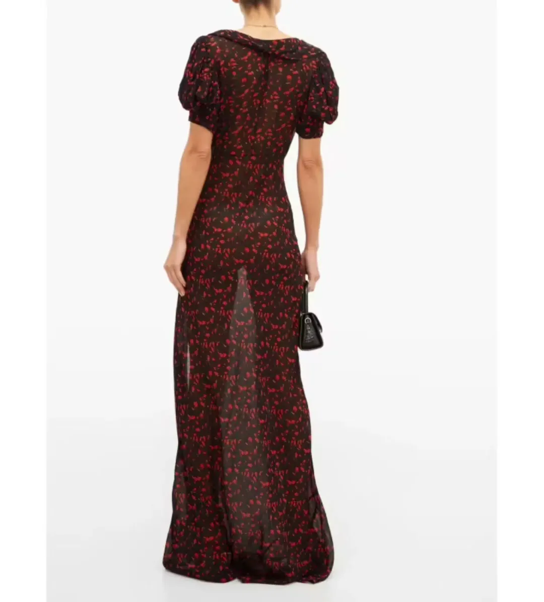 Rat & Boa Magnolia Maxi Dress Floral Size UK 12 for rent on The Volte - main image