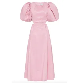 Aje Serendipity Open Back Dress Pink Size UK 12 for rent on The Volte - image 4