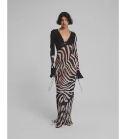 Rat & Boa Sabine Zebra Dress Print Size 8  for rent on The Volte - image 1