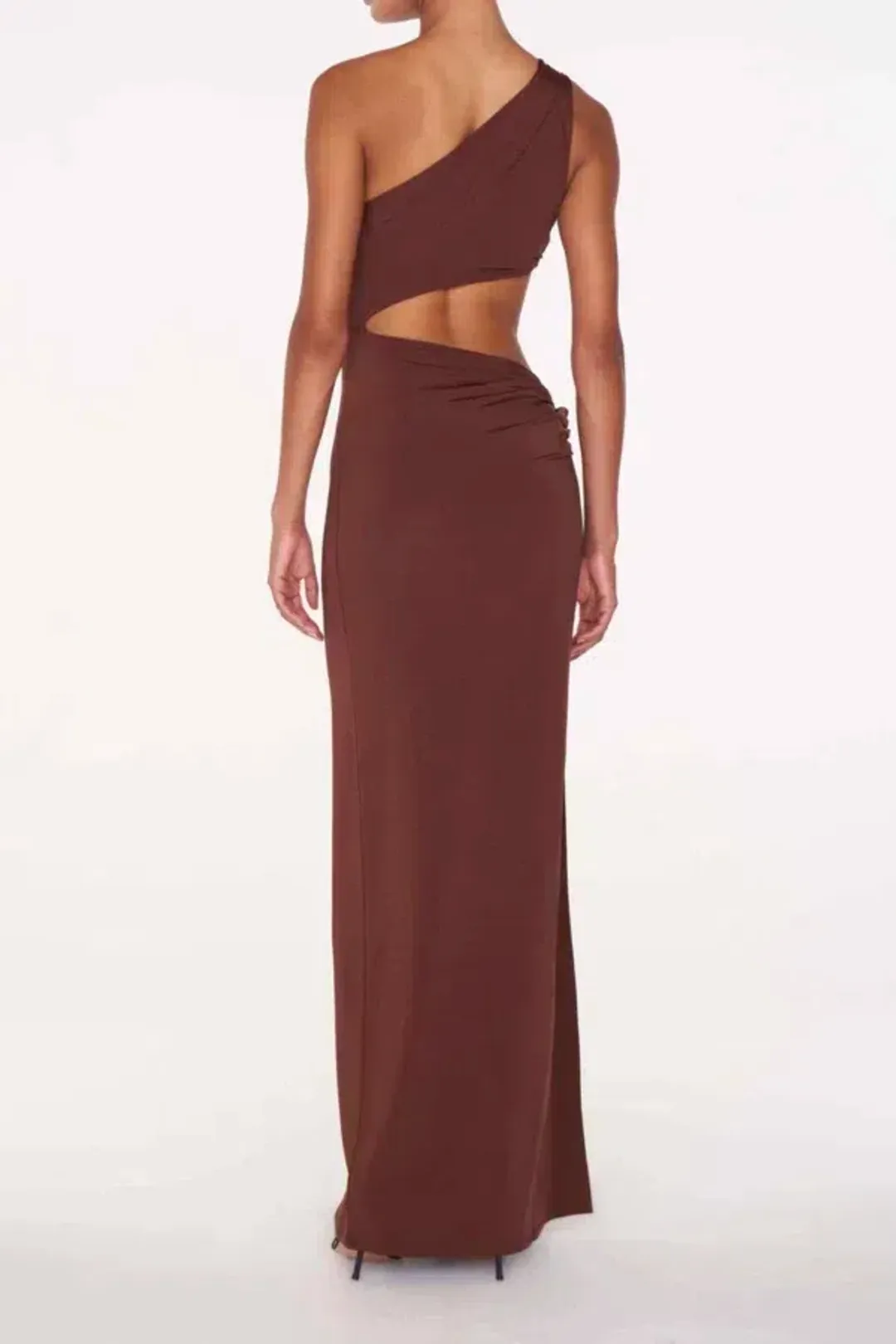 Rat & Boa Isamaya  Maxi Dress Brown Size UK 10 for rent on The Volte - main image