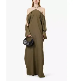 Taller Marmo Volturno Ring Cut Out Kaftan Green One Size  for rent on The Volte - image 1