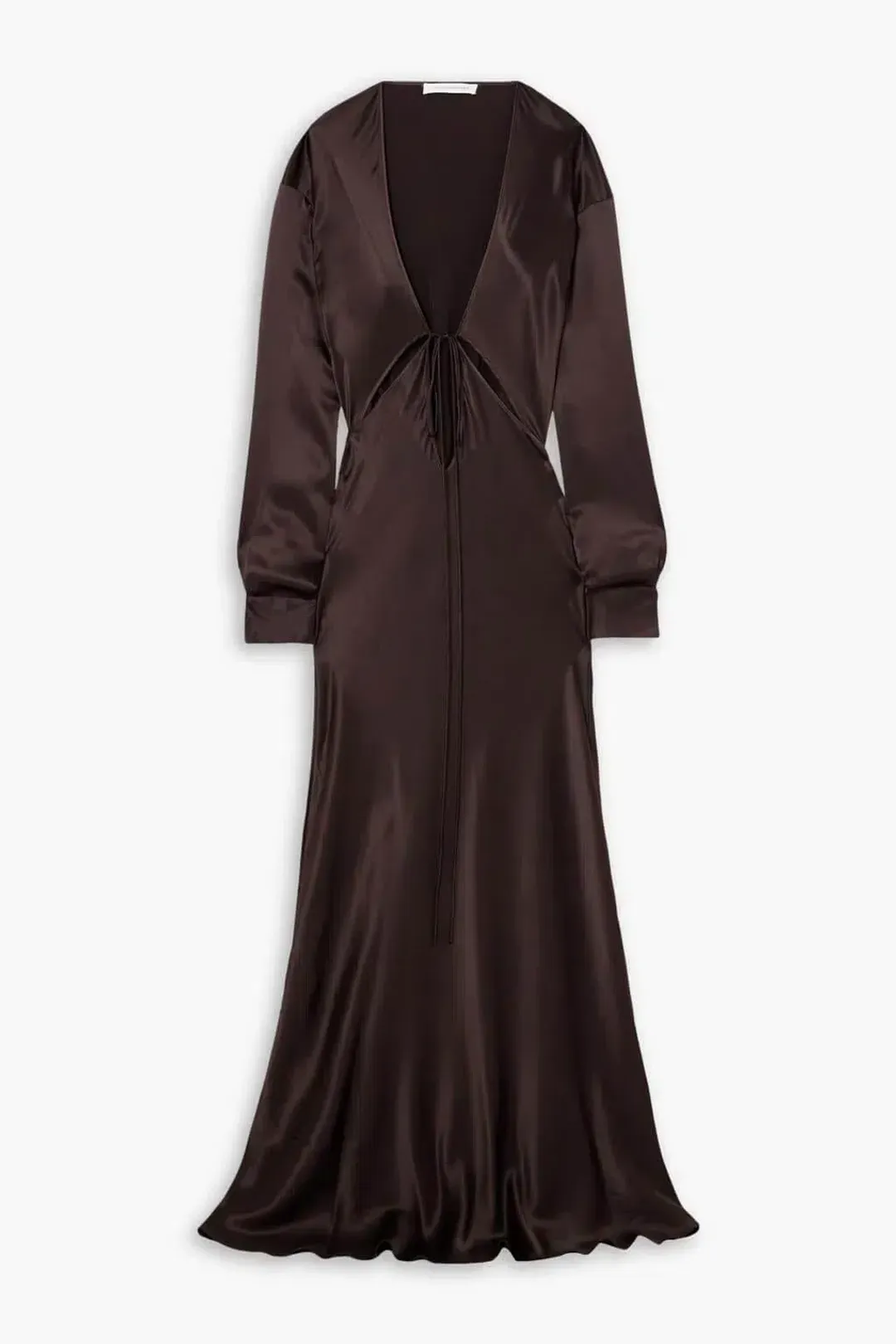 Christopher Esber Triquetra Cut Out Maxi Dress Black Size UK 12 for rent on The Volte - main image