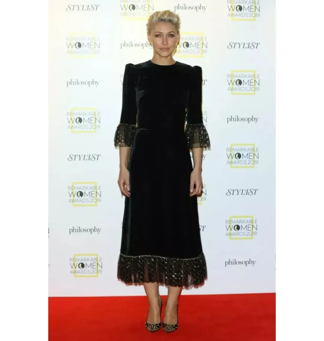 The Vampire’s Wife Falconetti Velvet Dress Black Size UK 12 for rent on The Volte - main image