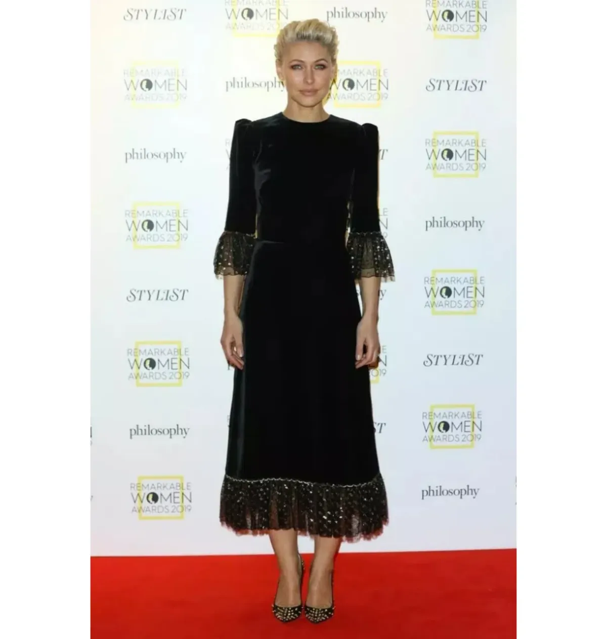 The Vampire’s Wife Falconetti Velvet Dress Black Size UK 12 for rent on The Volte - main image