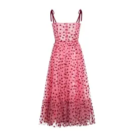 Lirika Matoshi Hearty Corset Dress Pink Size UK 12 for rent on The Volte - image 5