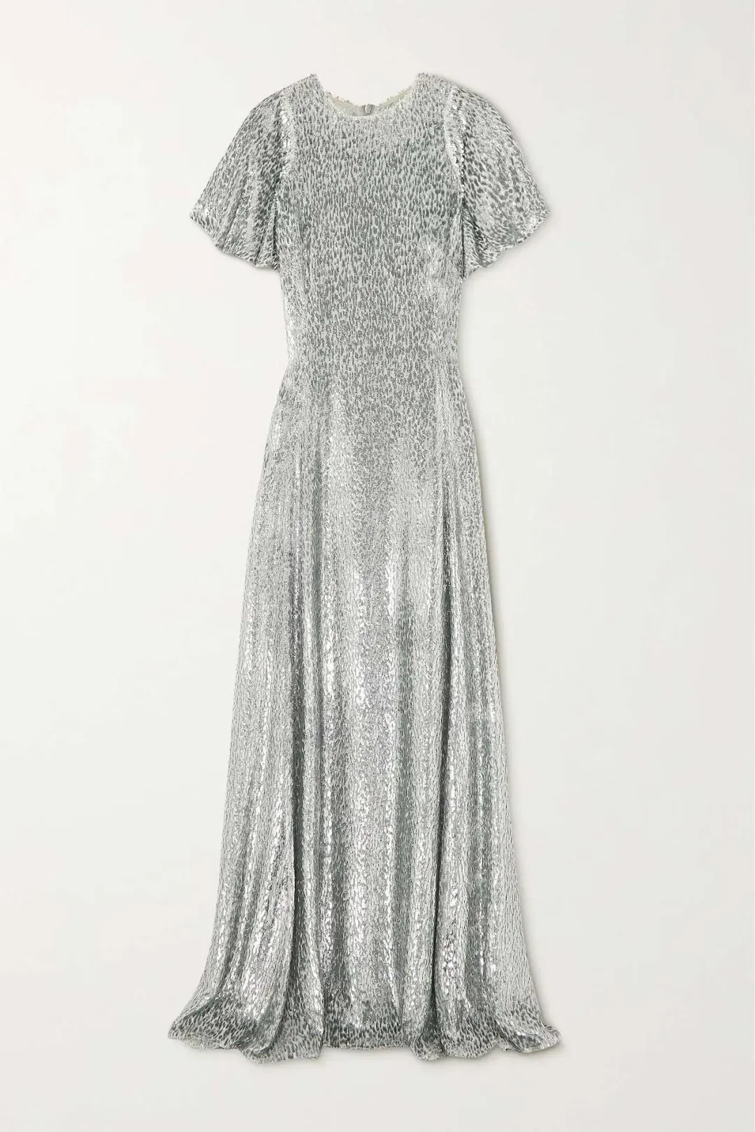 The Vampire's Wife Midnight Tremors Metallic Gown Silver Size UK 10 for rent on The Volte - main image