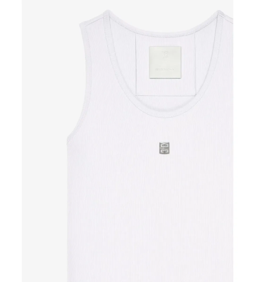 Givenchy 4D Logo Tank Dress White Size S / UK S for rent on The Volte - main image