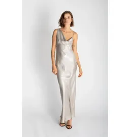 Rat & Boa Gaia Slip Dress Silver Snake Size UK 12 for rent on The Volte - image 1