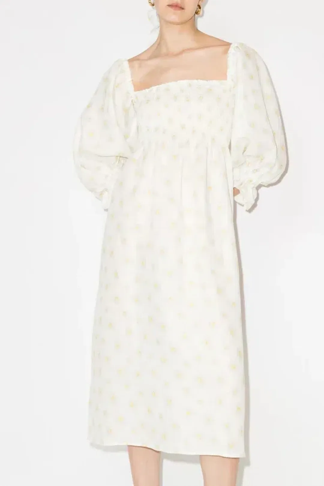Sleeper Atlanta Daisy Midi Dress Floral Size S / UK 8 for rent on The Volte - main image