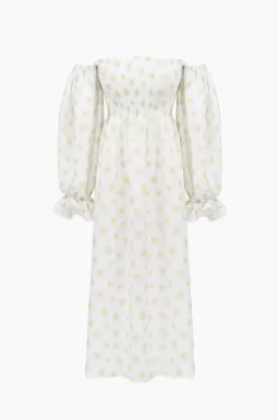 Sleeper Atlanta Daisy Midi Dress Floral Size S / UK 8 for rent on The Volte - image 6