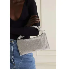 Cult Gaia Hera Nano Crystal Bag Silver  for rent on The Volte - image 1
