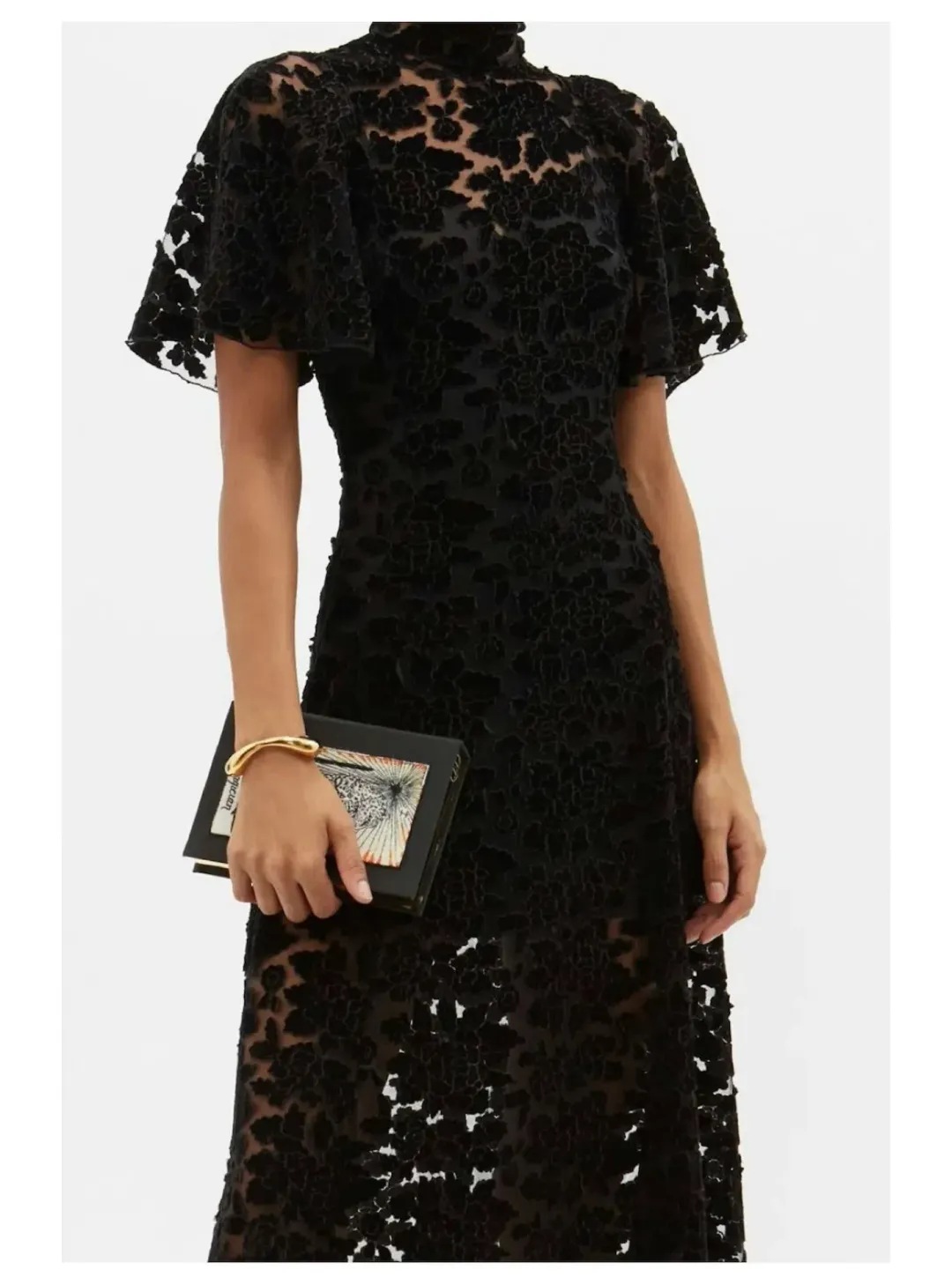 The Vampire's Wife Night Tremors Lace Gown Black Size UK 10 for rent on The Volte - main image