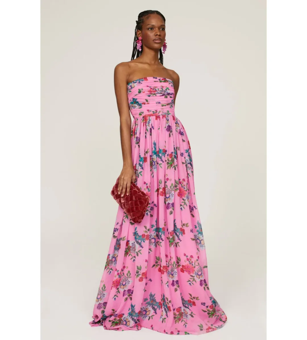 Sau Lee  Camille Gown Floral Size 8 for rent on The Volte - main image