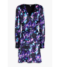 Olivia Rubin Sabrina Tie Dye Satin Dress Size UK 18 for rent on The Volte - image 3
